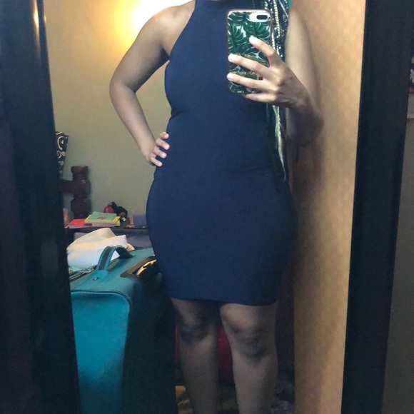 Boohoo Navy Dress - Picture 2 of 4